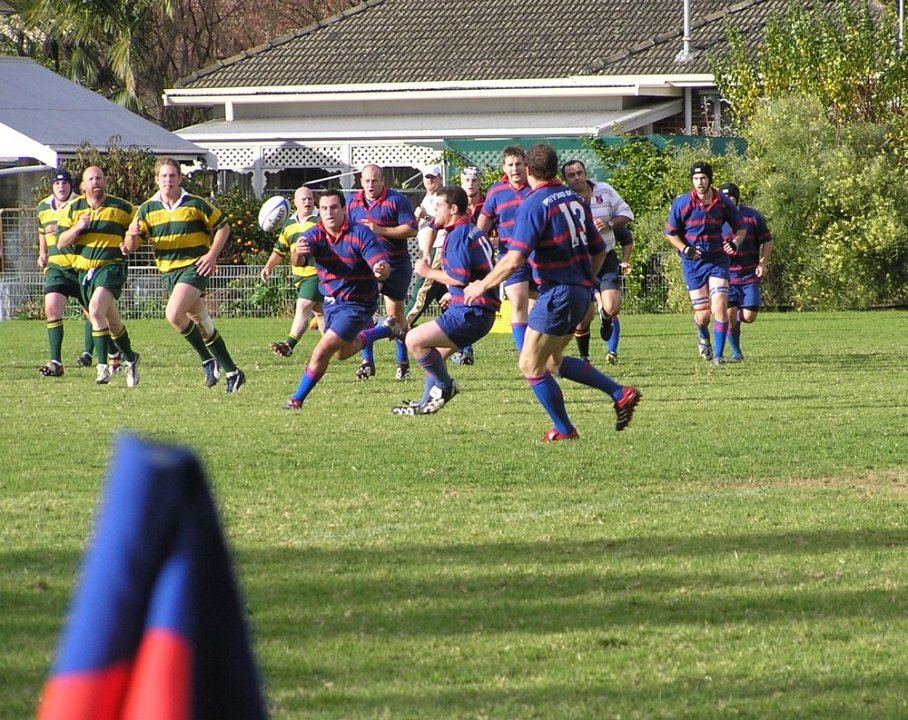 1st XV v Woodville -  Michael Douglas passing